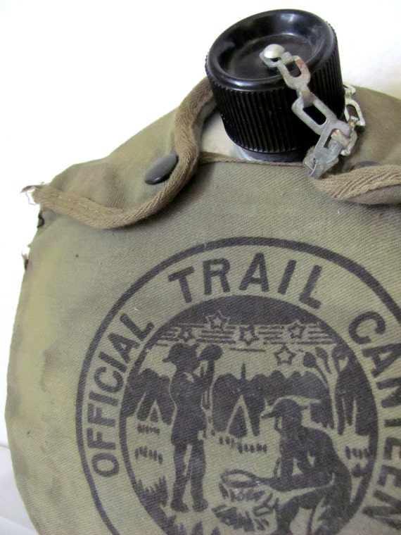 Vintage Boy Scout Canteen Official Trail Canteen Made in