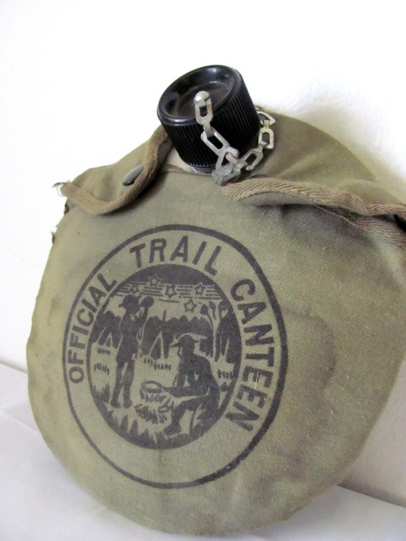 Vintage Boy Scout Canteen Official Trail Canteen Made in