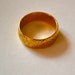 VINTAGE Gold Plated Women's Wedding Ring Size 8.5, Half Off Sale plus Free USA Shipping.