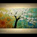 ORIGINAL Abstract Modern Canvas Gallery Quality Wrap Oil painting Palette Knife A Touch of Spring from P. Nizamas