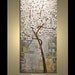 Abstract Modern Canvas Gallery Quality Palette Knife Impasto Blooming Tree Painting from P. Nizamas 48" x 24"