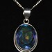Mystic Topaz Pendant - 25x18mm Facet-Cut