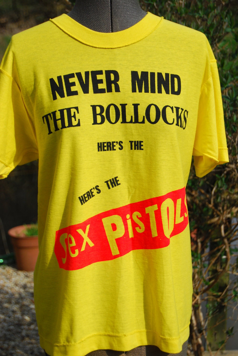 Sex Pistols Never Mind The Bollocks Hand Screenprinted Punk