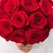 Classic Red Rose Bridal Bouquet made with REAL preserved roses Wedding bouquet will last forever