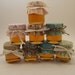 120 Wedding favor jars Dressed for a Shabby Chic Wedding