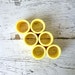 Vintage Napkin Rings - Yellow, Sunny, Table Setting, Set of 6