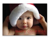 Little Jake Modern Christmas Holiday Custom Full Photo Greeting Card. Simple Typography. DIY Printable Digital File or I Print. Il_170x135
