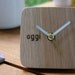 Handmade Wooden desk clock - made from recycle wood in my factory