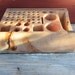 Vintage 1960s Desk Organizer Pen Pencil and Tape Holder Marbled Plastic Beige and Brown Swirl