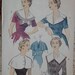 Vintage 1950s Advance Women's Collars Pattern 6823 Size Medium