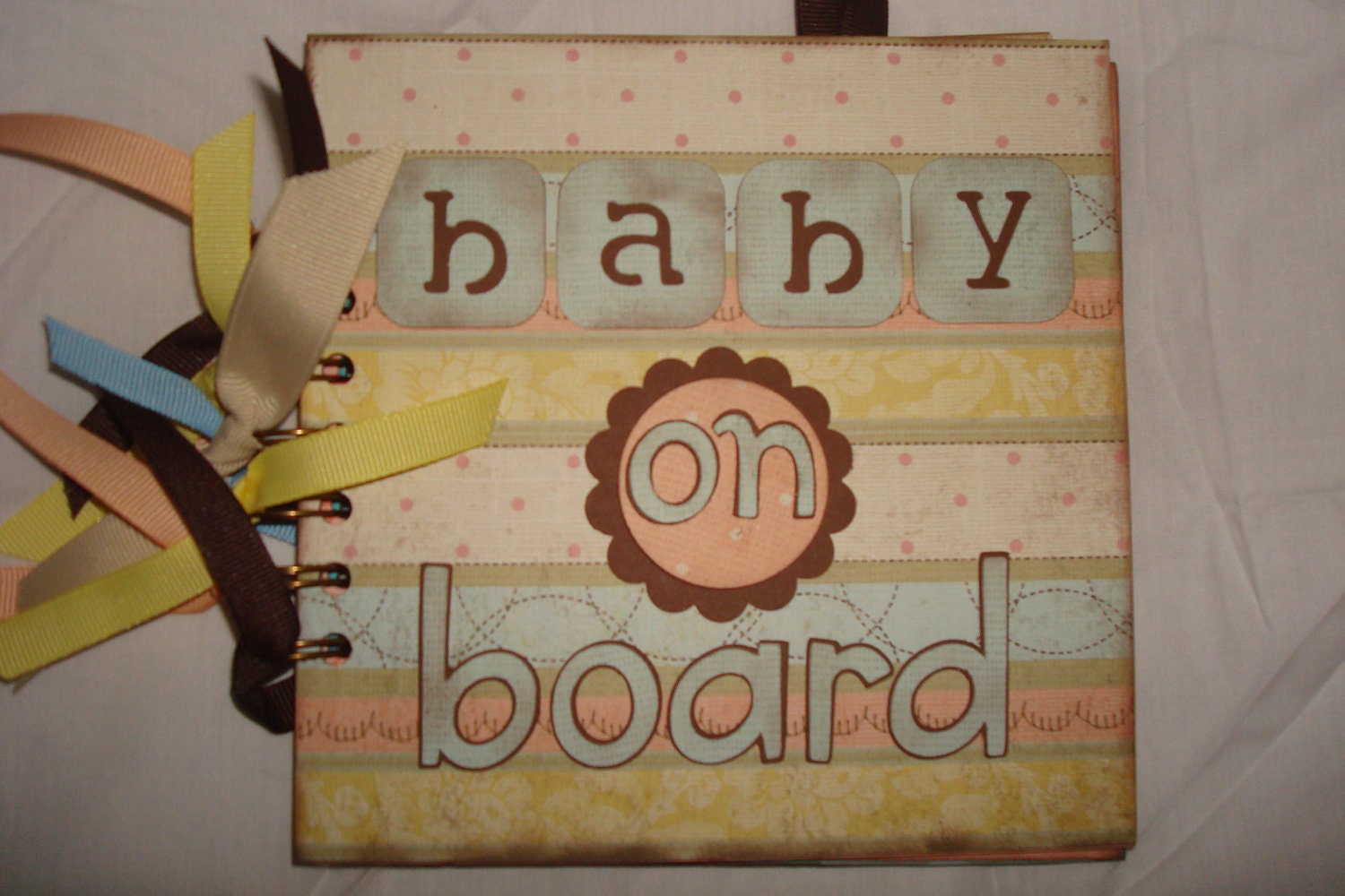 Pregnancy Scrapbook Chipboard Album