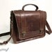 Hand Stitched Leather Messenger Bag