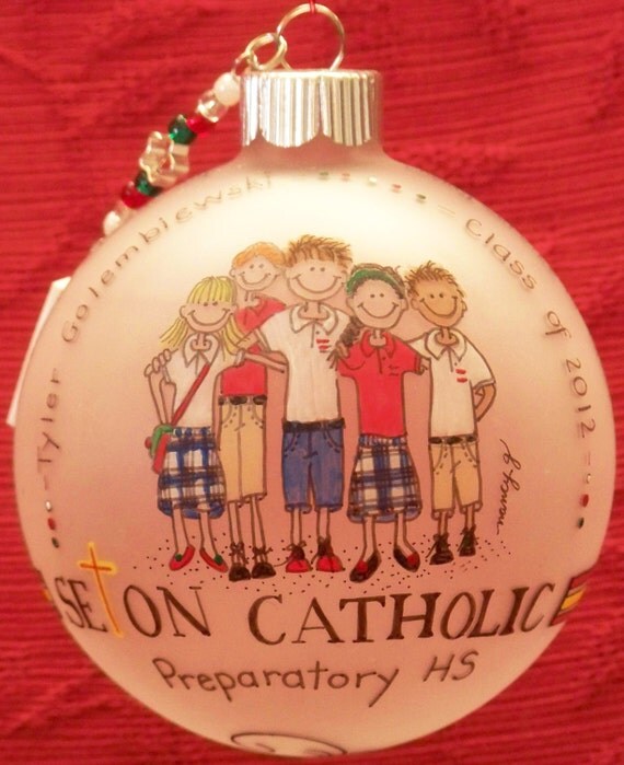 personalized high school christmas ornament personalized high school christmas ornament