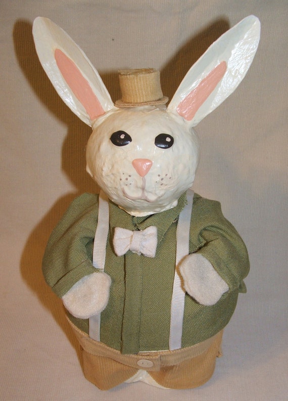 Dapper Easter Bunny "Gourd Belly" Rabbit