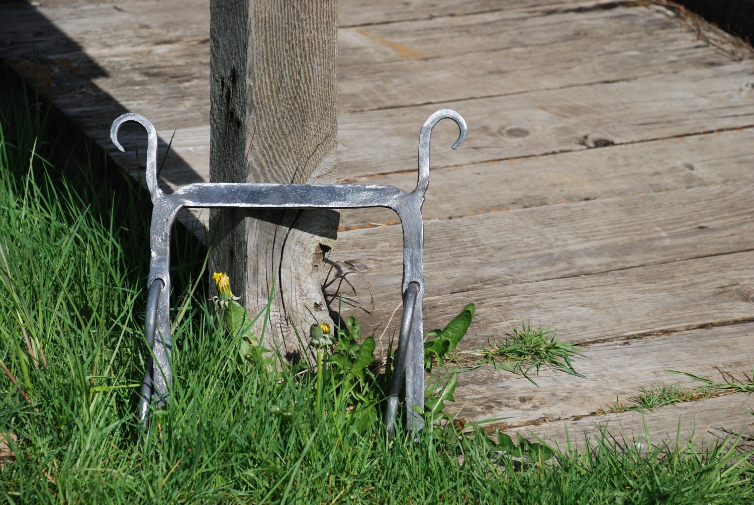 Hand Boot Scraper Drive in Ground Blacksmith Made