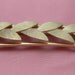 Sarah Coventry bar brooch pin vintage leaf pearl