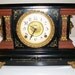 Antique Mantle Clock Ingraham wind Up Wood Case