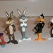 Vintage Looney Tunes set of six ERTL figurines metal collection