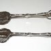 Vintage Silverplate Tongs, two
