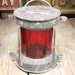 Reserved for Kim Red Copper Vintage Lantern by SEASTYLE