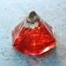 Beach Decor Red Sea Glass Deck Prism by SEASTYLE