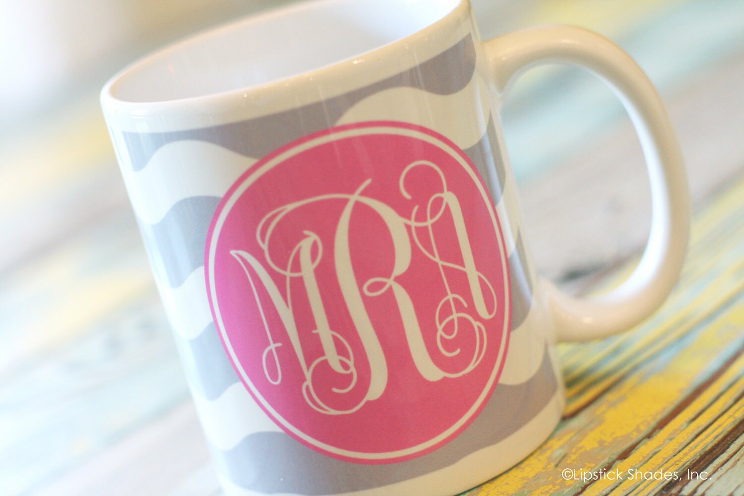 Monogram Coffee Mug Teacher Gift CoWorker GiftHeck a Great