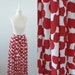 ON Reserve Vintage Pleated Skirt Long Red White Size Small