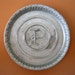 Aluminum Monogramed Coasters, Initial "P", Set of 8