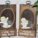 World's Greatest Dad Wooden Plaque with Mirror and Smiling Man with Pipe Figure 1970s Wallace Berrie Gift Ric Rac Rick Rack Embellished