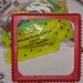 Vintage Red Plastic Hand Loom 7" x 7" Square and Color Cotton Loops Loopers Used to Make Potholders, Placemats and More