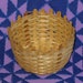 Vintage Miniature Wicker Basket Natural Round basket for Crafts, Dolls, Party Favors