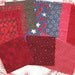 CUTE Red White and Blue Cotton Fabric Scraps - Stars, Patriotic, Dots, Calico, Checks Prints LOT