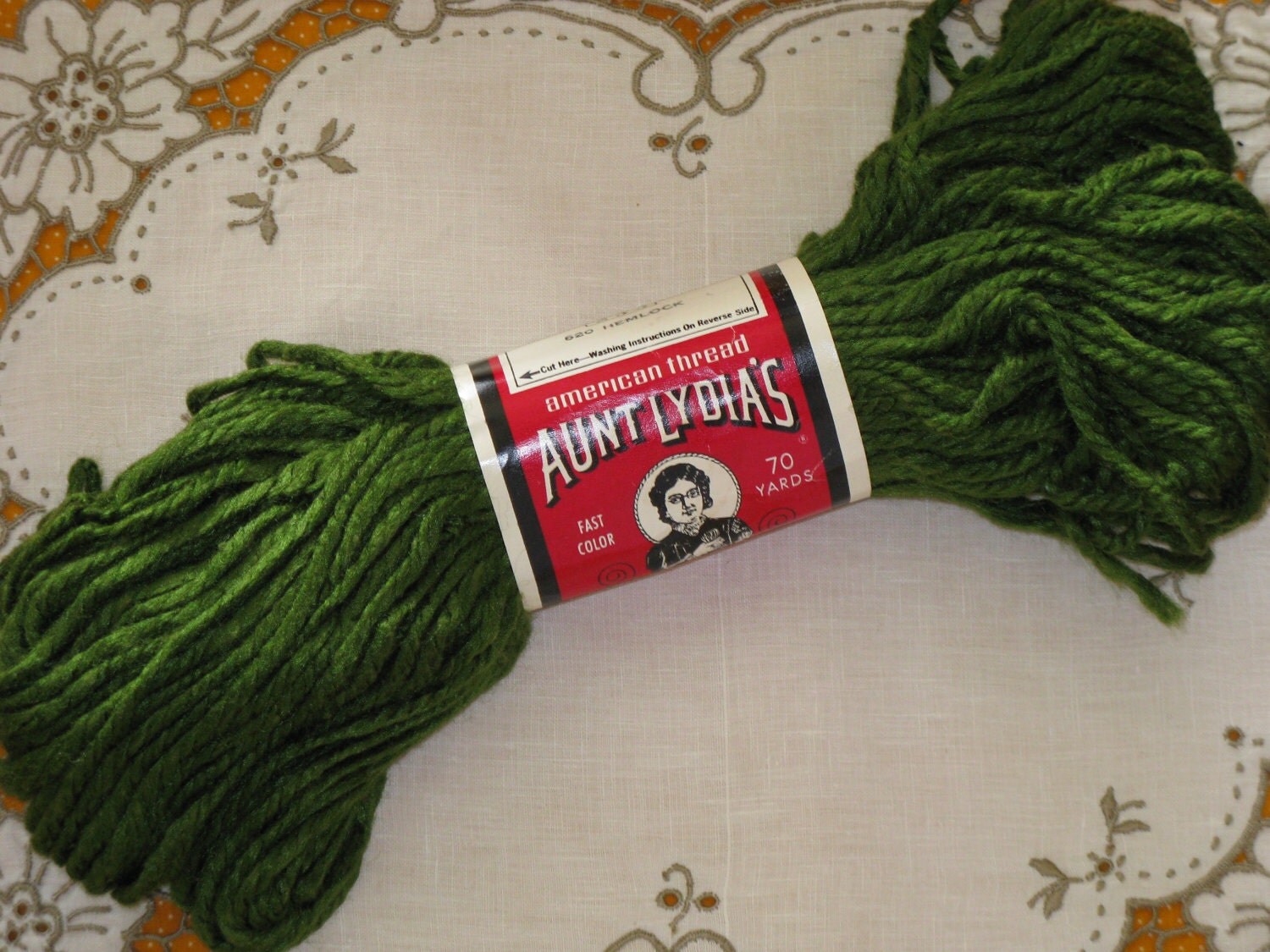 Vintage Aunt Lydia's Heavy Rug Yarn Rayon and Cotton
