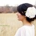 White Flower Hair Clip Fascinotor Clip Hair Flower Wedding Clip Flower Clip- Fast Shipping (see below)