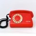 RESERVED FOR RAY - Vintage rotary telephone red
