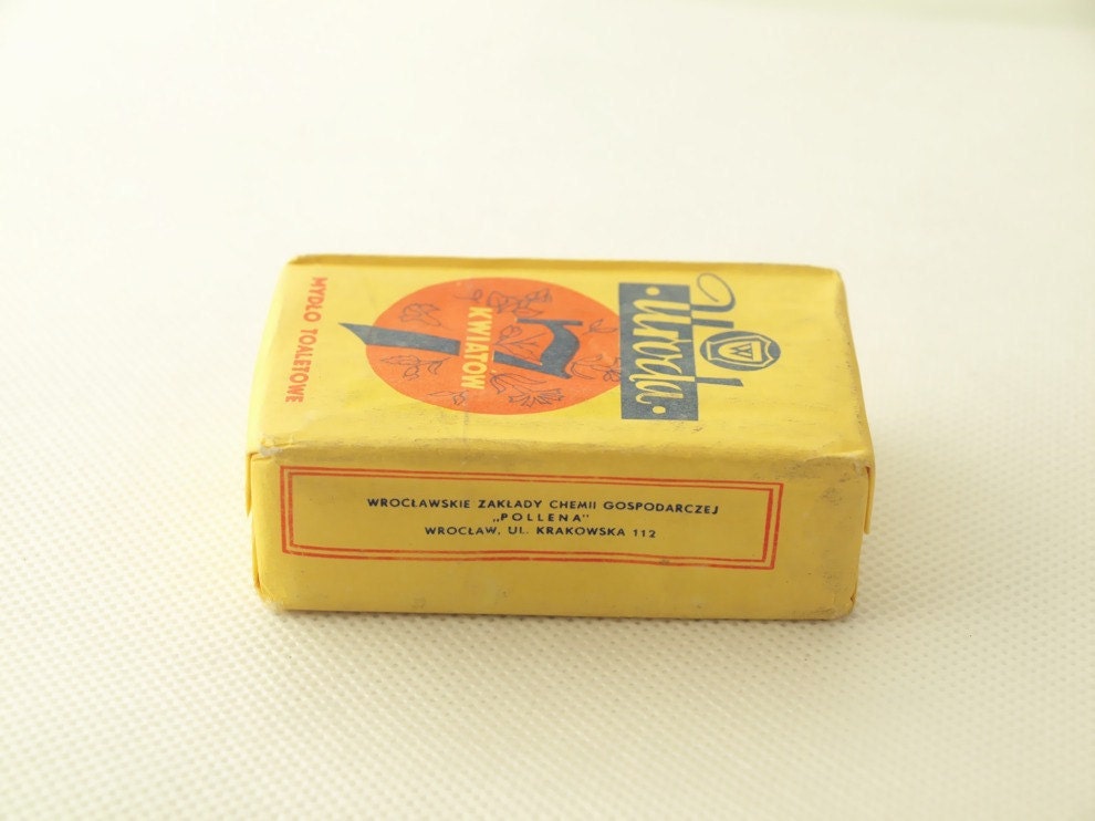 Vintage 70s bar soap from Europe