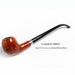 Single Copy LONG Briar Pipe, Smoking Pipe, La Radica Briar Pipe 9.8'' Churchwarden Wooden Pipe Handcrafted. Designed for pipe smokers