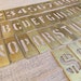 Vintage Brass Stencils, Full Set of 41