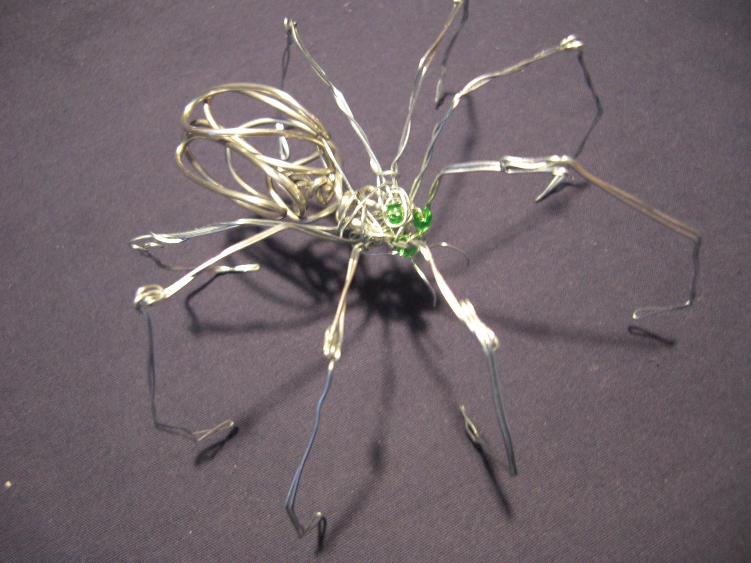 Skeleton Spider Wire Sculpture