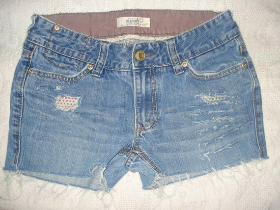 Old Navy Jean Shorts Sexy Booty Shorts Hot Pants by creolebarbie