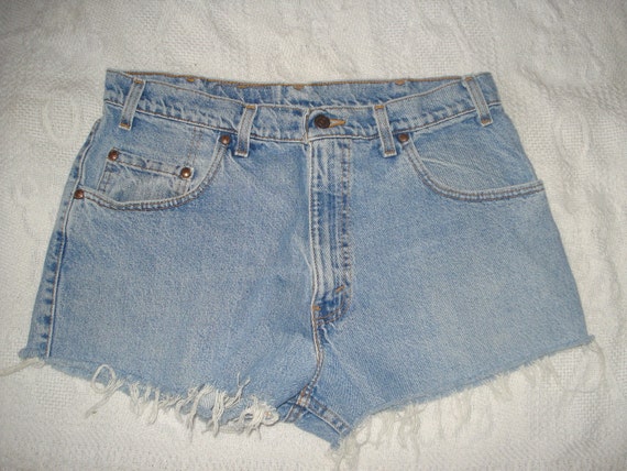 Levi's 545 Jean Shorts Sexy Booty Shorts Hot Pants by creolebarbie