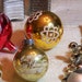 Six Glass Balls - Tree Decorations from the 1950's - A Collector's Delight