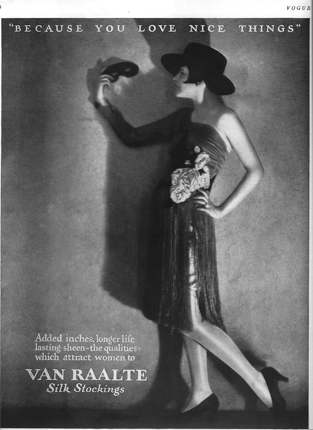 1920s Fashion Magazine Ad Vogue Magazine Paper Ephemera