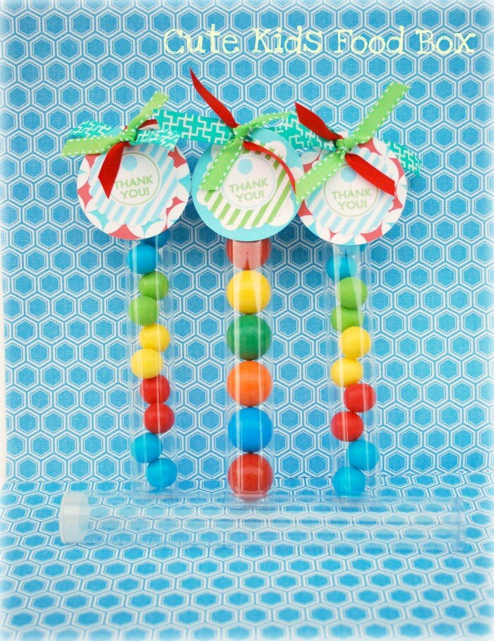 Candy Tubes Set of 12 Gumball Tubes Plastic Candy