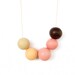 Handmade round beads Necklace