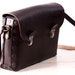 AMAZING OLD french real leather BAG - French National railway workbag - New Old Stock