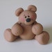 Whimsical Polymer Clay Bear