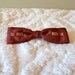 50's Clip On Bow Tie Embroidered Moon Bowtie