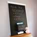 Medium chalkboard wall mounted with magazine pocket- Ready to Ship