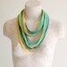 Infinity Scarf - Lightweight Cotton Jersey - Tshirt Necklace - Summertime Accessories by LimeGreenLemon